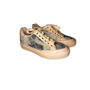 Rag &‎ Bone RB Army Low-Top Denim Tie-Dye Sneakers Oasis 37